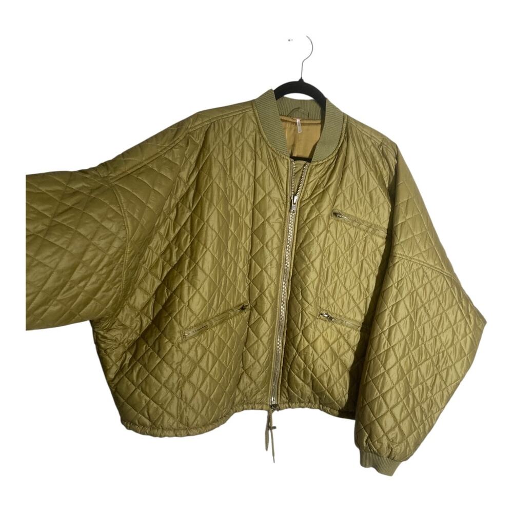 Free People Women's Easy Quilted Bomber Jacket - Picture 2 of 6